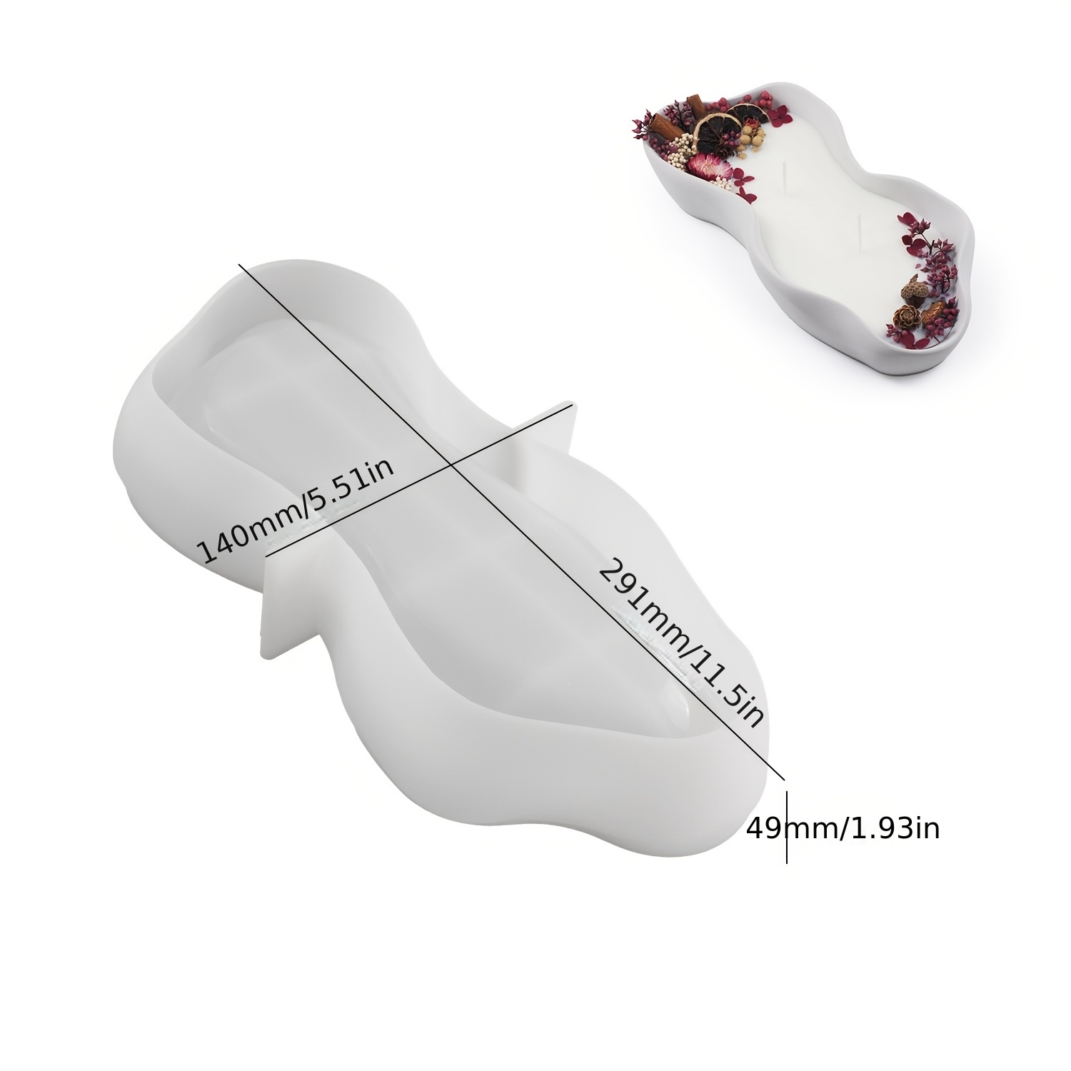 1 Large Irregular Oval Silicon - огляд і ціна Resin Craft Ideas