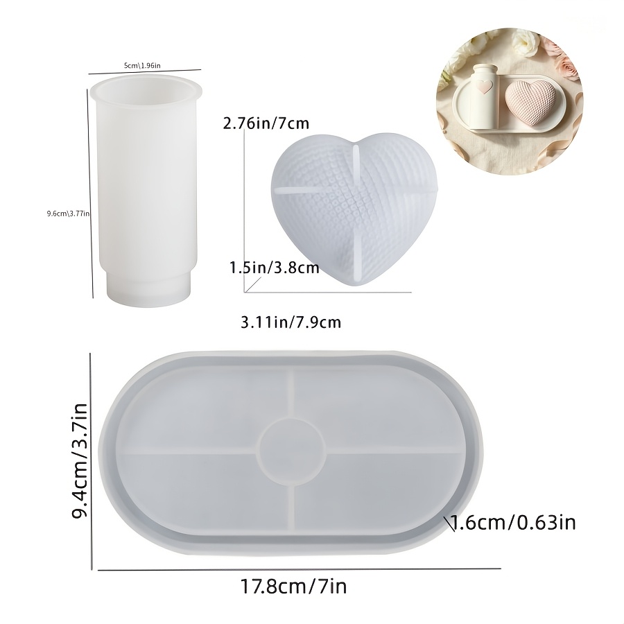 Straight vase grid heart-shape - огляд і ціна Resin Craft Ideas