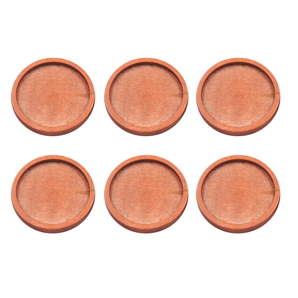 20Pcs Round Wood Jewelry Trays - огляд і ціна Resin Crafts Diy