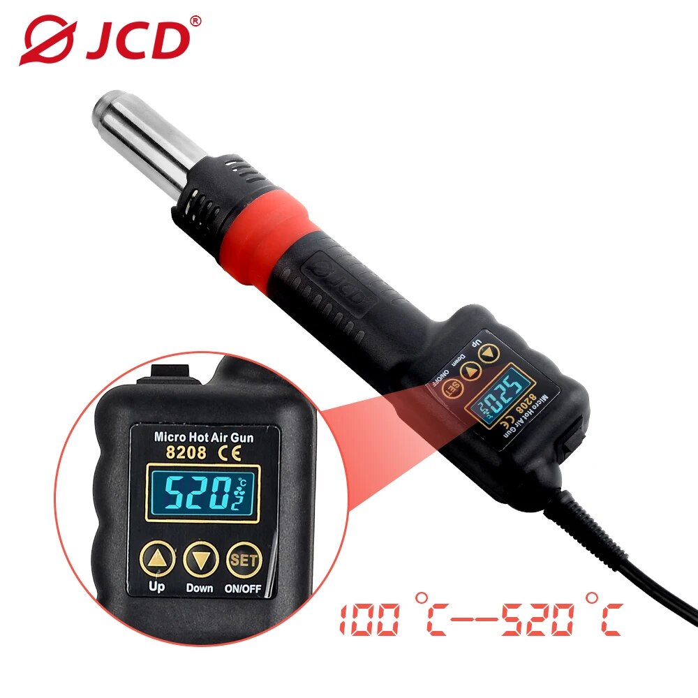 JCD Micro Hot Air Gun 8208 750 - огляд і ціна Heat Gun Small