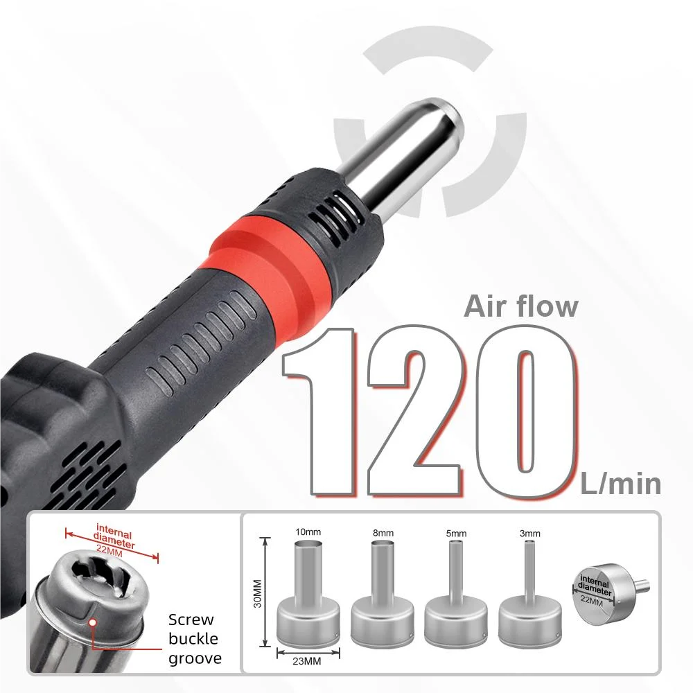 JCD Micro Hot Air Gun 8208 750 - огляд і ціна Heat Gun Small