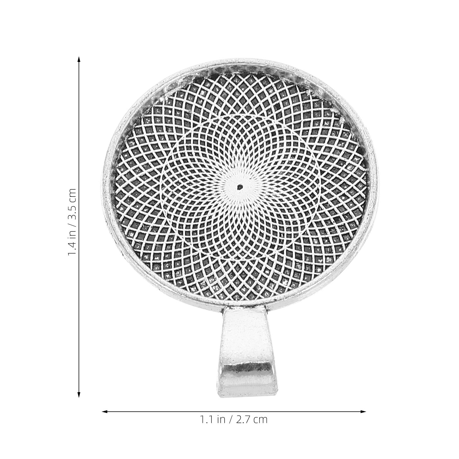 40Pcs Round Pendant Bezel Flat - огляд і ціна Bezels Set Pendant