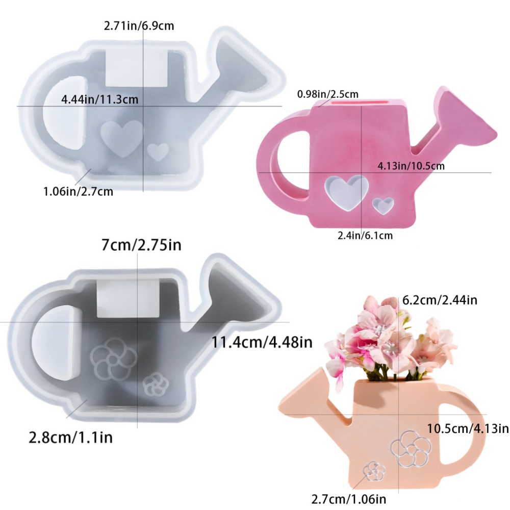 2PCS Gypsum Watering Pot Silic - огляд і ціна Resin Craft Ideas