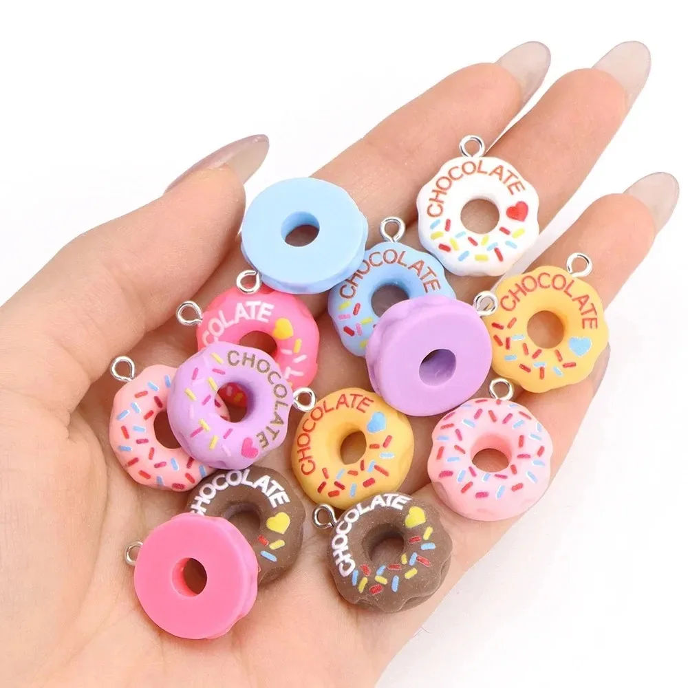 10Pcs Kawaii 3D Bread Donut Re - огляд і ціна Resin Crafts Diy