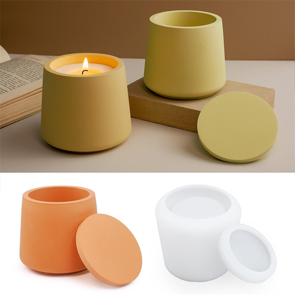 Candle Jar Silicone Mold With  - огляд і ціна Resin Craft Ideas
