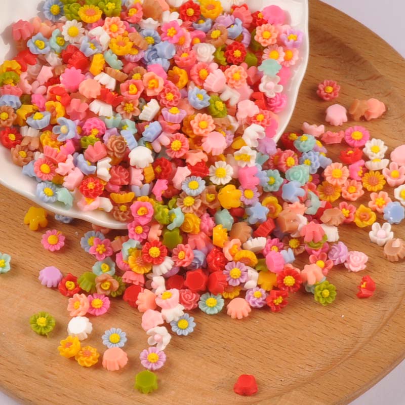 100PCs 6mm Mixed Mini Flatback - огляд і ціна Resin Craft Ideas