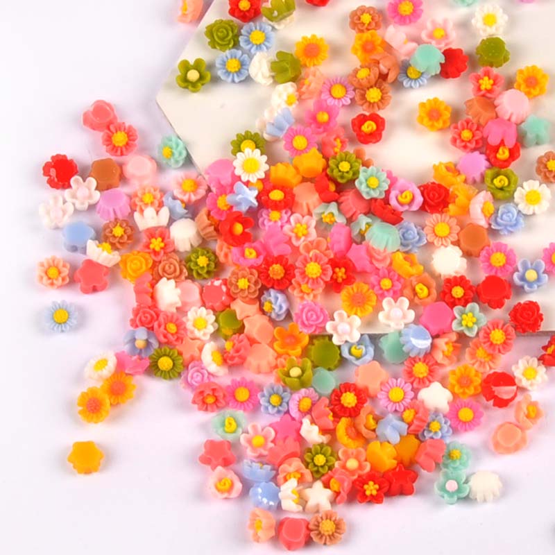 100PCs 6mm Mixed Mini Flatback - огляд і ціна Resin Craft Ideas