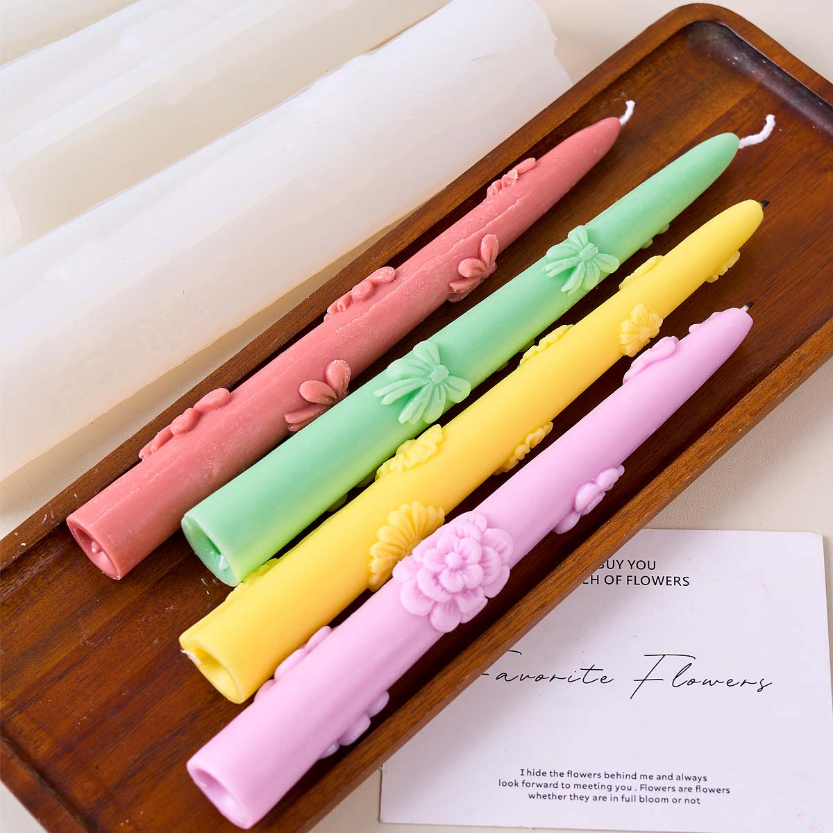 Daisy Bow Candle Stick Silicon - огляд і ціна Resin Craft Ideas