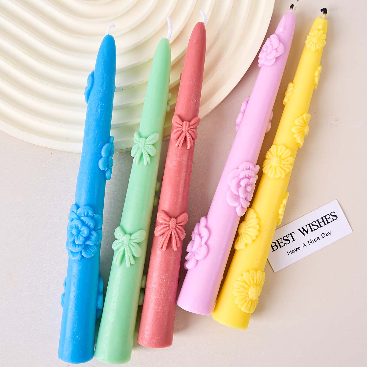 Daisy Bow Candle Stick Silicon - огляд і ціна Resin Craft Ideas