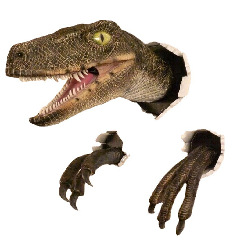 Dinosaur Ornaments Broken Wall - огляд і ціна Resin Craft Ideas