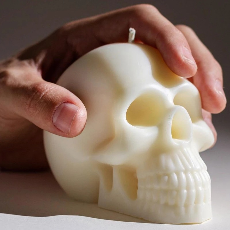 3D Skull Silicone Candle Molds - огляд і ціна Resin Craft Ideas