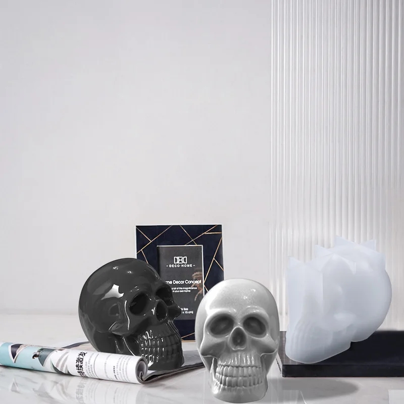 3D Skull Silicone Candle Molds - огляд і ціна Resin Craft Ideas