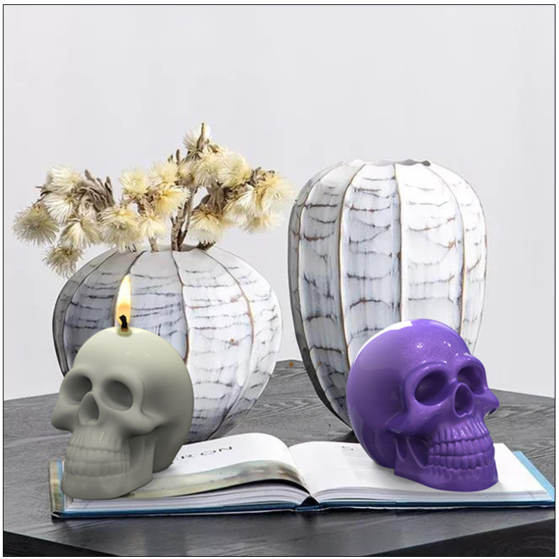 3D Skull Silicone Candle Molds - огляд і ціна Resin Craft Ideas
